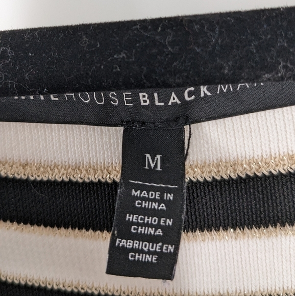 White House Black Market Seaside Stripe Pullover - Size M - Picture 9 of 9